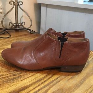 Brown Nine West ankle boots